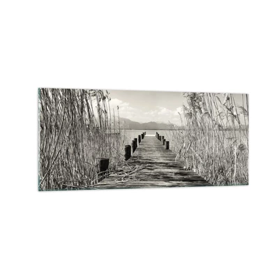 Obraz na szkle - W zaciszu traw - 120x50 cm