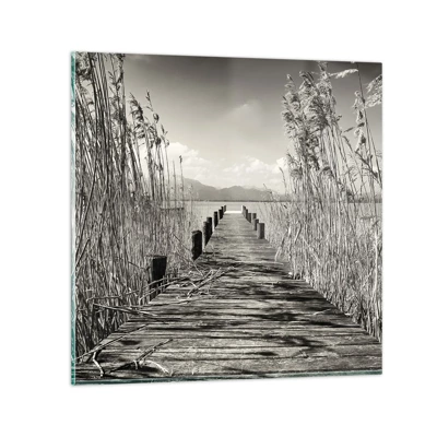 Obraz na szkle - W zaciszu traw - 50x50 cm