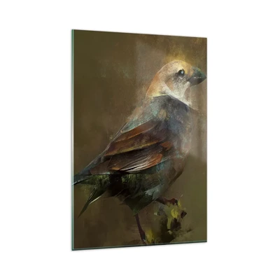 Obraz na szkle - Wróbelek, ptaszyna niewielka - 80x120 cm