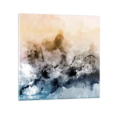 Obraz na szkle - Zatopione w tumanie mgły - 30x30 cm