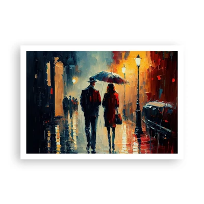 Plakat - Miejska love story - 100x70 cm