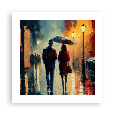 Plakat - Miejska love story - 40x40 cm