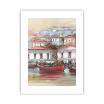 Plakat - Szczęśliwe miasteczko - 30x40 cm