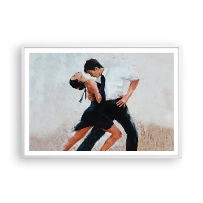 Plakat w białej ramie - Tango mych marzeń i snów - 100x70 cm