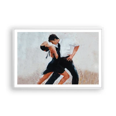 Plakat w białej ramie - Tango mych marzeń i snów - 91x61 cm