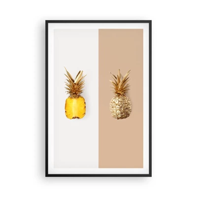 Plakat w czarnej ramie - Ananas dla nas - 61x91 cm