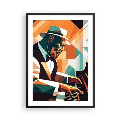 Plakat w czarnej ramie - Cały ten jazz - 50x70 cm