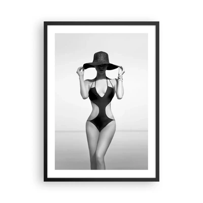 Plakat w czarnej ramie - Na imię mi: Elegancja - 50x70 cm