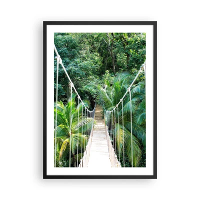 Plakat w czarnej ramie - Welcome to the jungle! - 50x70 cm