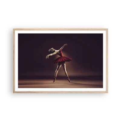 Plakat w ramie jasny dąb - Prima ballerina - 91x61 cm