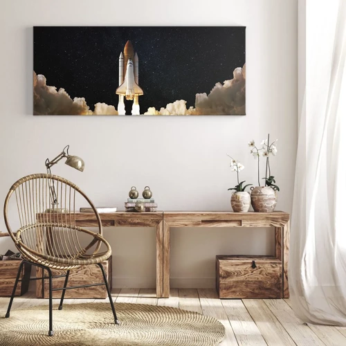 Obraz na płótnie - Ad astra! - 100x40 cm