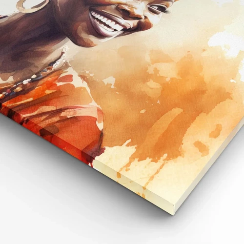 Obraz na płótnie - Afrykańska królowa - 70x50 cm
