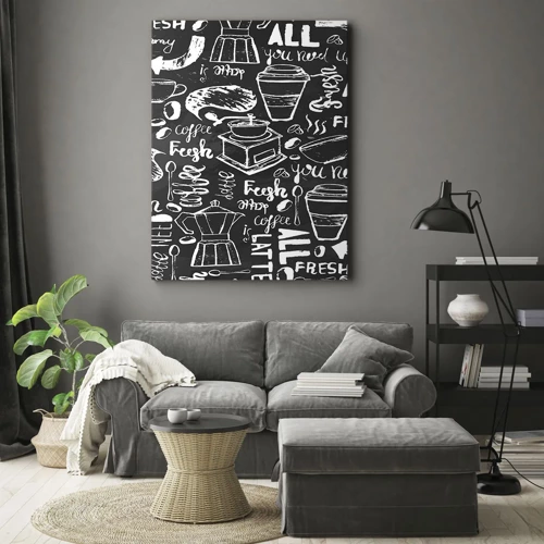 Obraz na płótnie - All you need is… - 45x80 cm