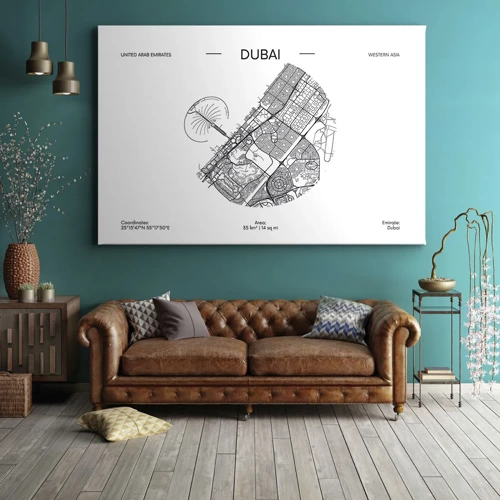Obraz na płótnie - Anatomia Dubaju - 70x50 cm