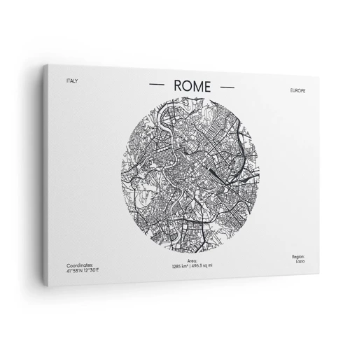 Obraz na płótnie - Anatomia Rzymu - 70x50 cm