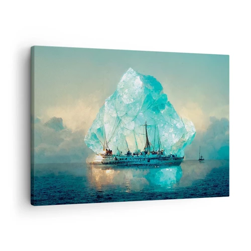 Obraz na płótnie - Arktyczny brylant - 70x50 cm