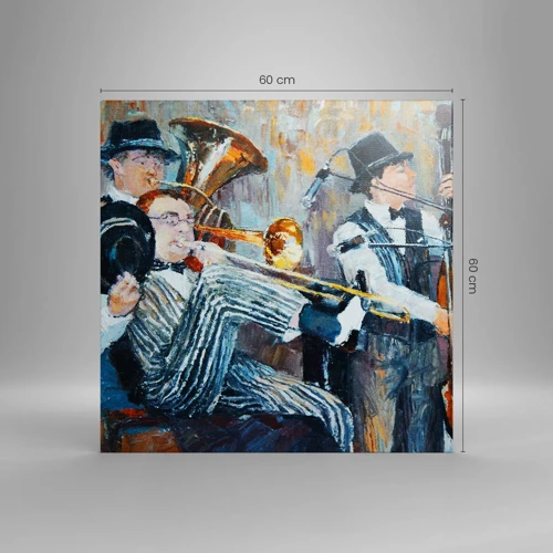 Obraz na płótnie - Cały ten jazz - 60x60 cm