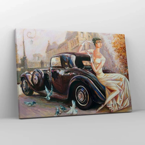 Obraz na płótnie - Elegancja w stylu retro - 70x50 cm