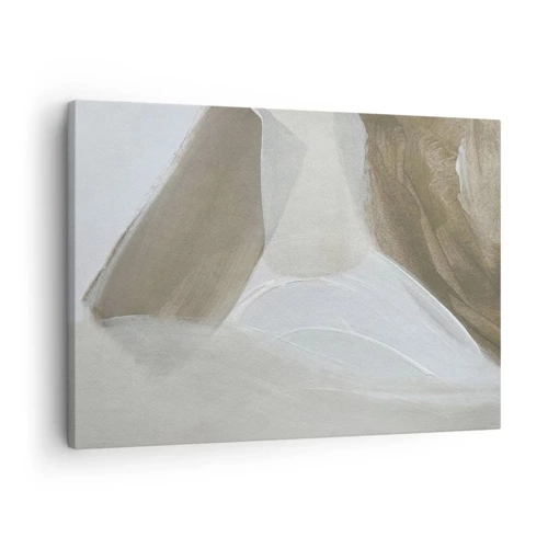Obraz na płótnie - Fala bieli - 70x50 cm