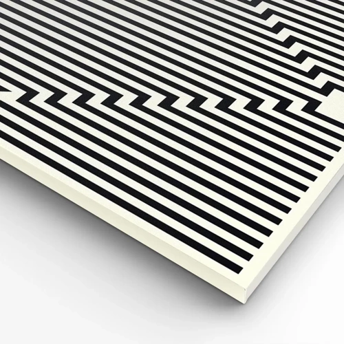Obraz na płótnie - Geometryczna iluzja - 70x50 cm