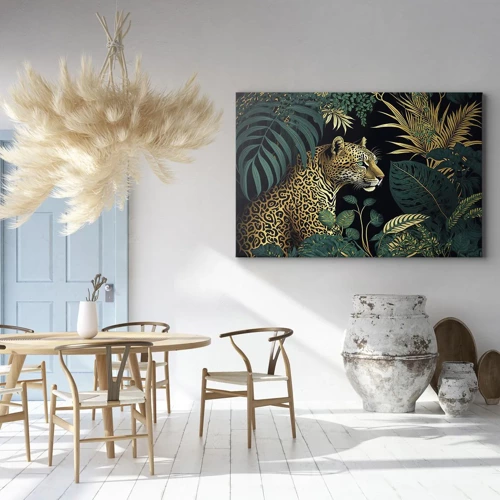 Obraz na płótnie - Gospodarz w dżungli - 70x50 cm