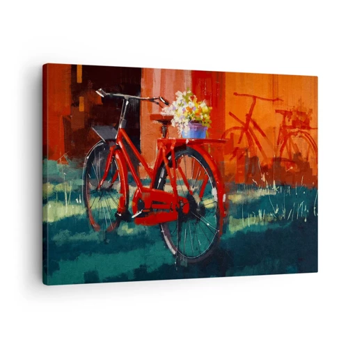 Obraz na płótnie - I want to ride my bicycle - 70x50 cm