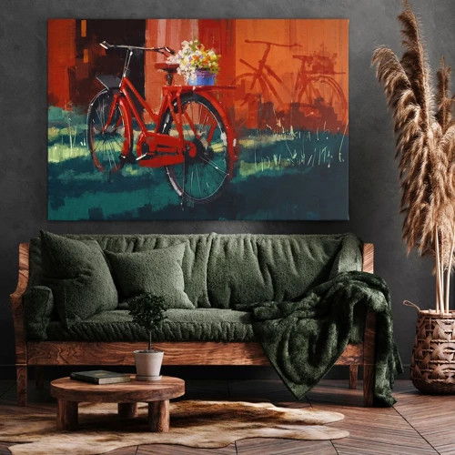 Obraz na płótnie - I want to ride my bicycle - 70x50 cm