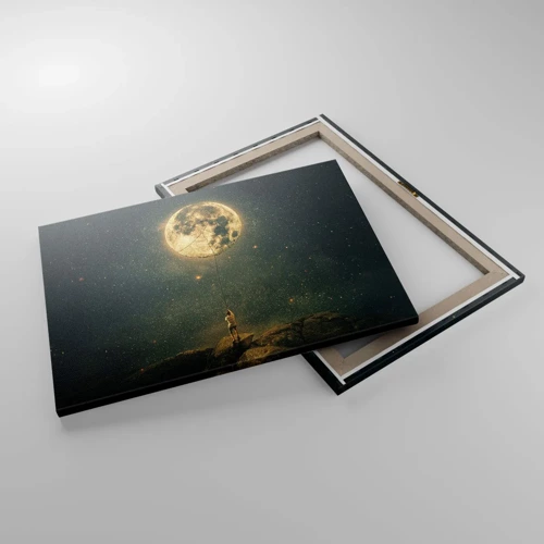 Obraz na płótnie - Jeden taki, co ukradł Księżyc - 70x50 cm