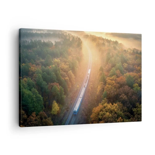 Obraz na płótnie - Jesienna podróż - 70x50 cm