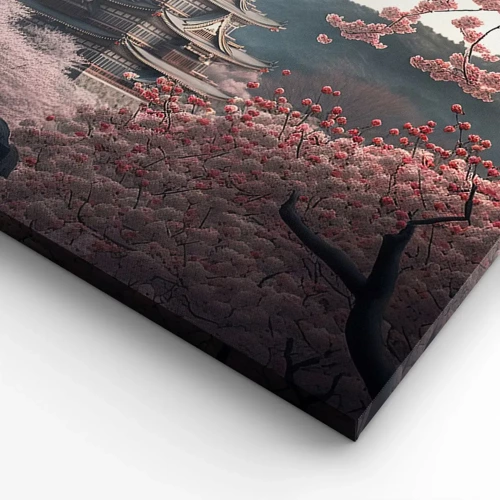 Obraz na płótnie - Kraj kwitnącej wiśni - 70x50 cm