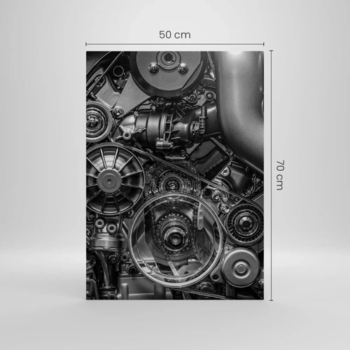 Obraz na płótnie - Poezja mechaniki - 50x70 cm