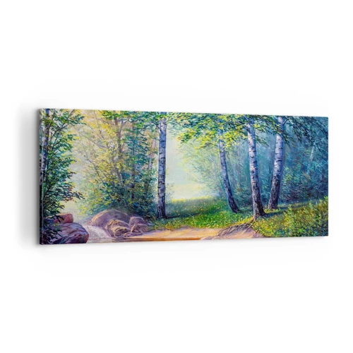 Obraz na płótnie - Sielankowa sceneria - 100x40 cm