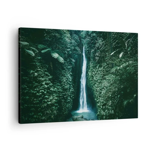 Obraz na płótnie - Tropikalny zdrój - 70x50 cm