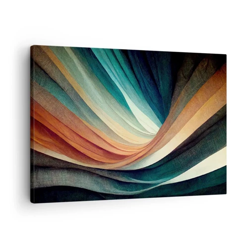 Obraz na płótnie - Utkane z barw - 70x50 cm