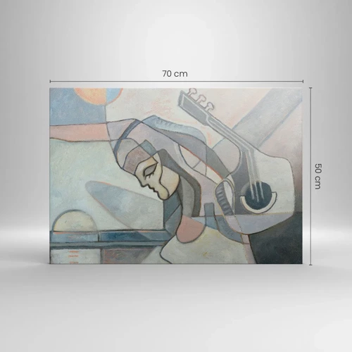 Obraz na płótnie - We władzy muzyki - 70x50 cm