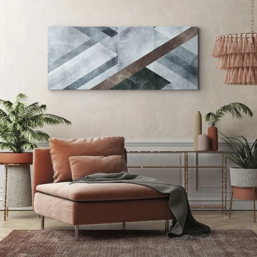 Obraz na płótnie - Wyszukana elegancja geometrii - 100x40 cm