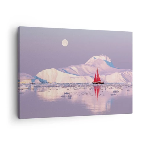 Obraz na płótnie - Żar żagla, chłód lodu - 70x50 cm
