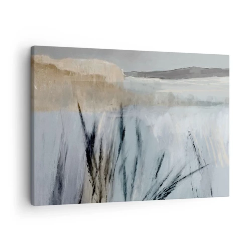 Obraz na płótnie - Zimowe pola - 70x50 cm