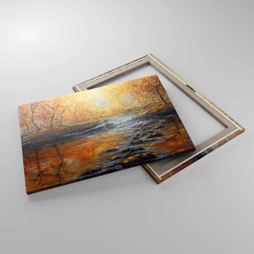 Obraz na płótnie - Złoty potok - 70x50 cm