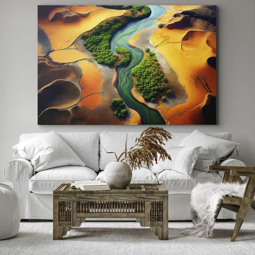 Obraz na płótnie - Życiodajna rzeka - 70x50 cm