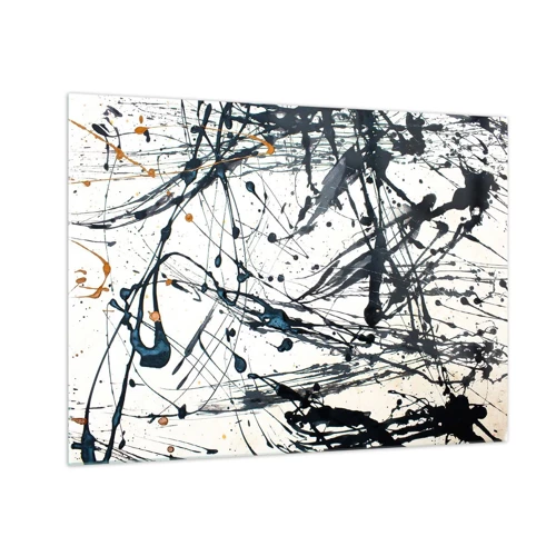 Obraz na szkle - Abstrakcja ekspresjonistyczna - 70x50 cm