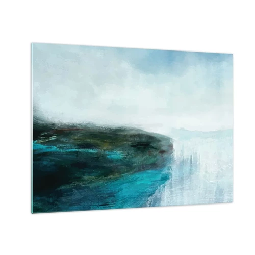 Obraz na szkle - Abstrakcja marynistyczna - 70x50 cm