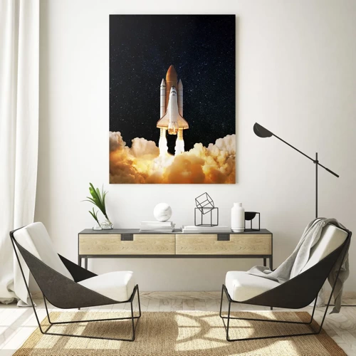 Obraz na szkle - Ad astra! - 50x70 cm