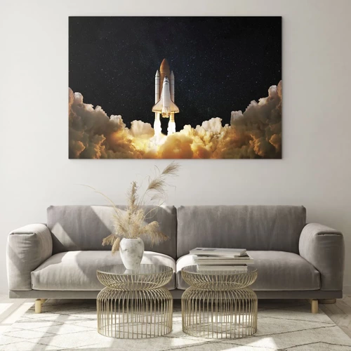 Obraz na szkle - Ad astra! - 70x50 cm