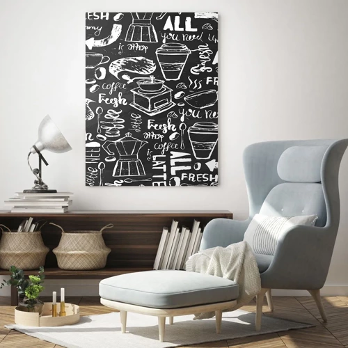 Obraz na szkle - All you need is… - 70x100 cm