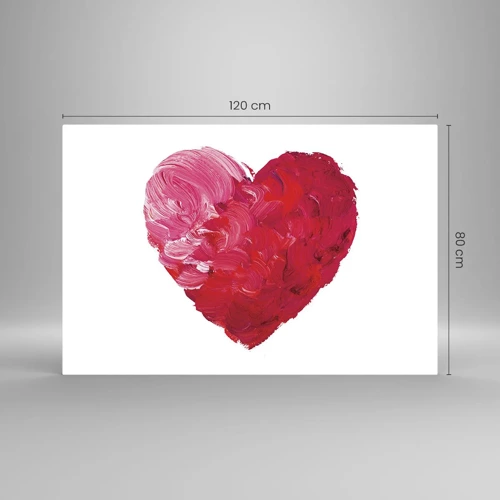 Obraz na szkle - All you need is love - 120x80 cm