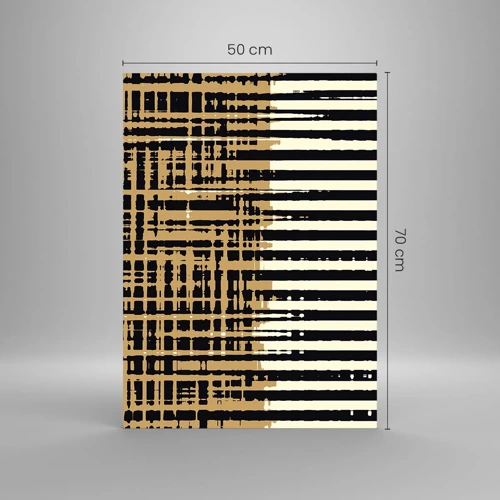 Obraz na szkle - Architektoniczna abstrakcja - 50x70 cm