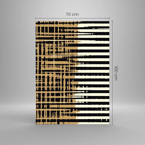 Obraz na szkle - Architektoniczna abstrakcja - 70x100 cm