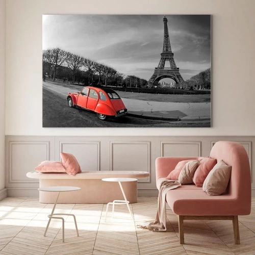 Obraz na szkle - Bardziej paryskie niż sam Paryż - 70x50 cm