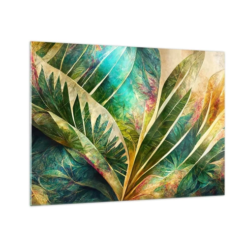Obraz na szkle - Barwy tropików - 70x50 cm